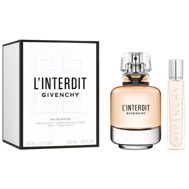 Givenchy L'Interdit Gift Set 80ml EDP + 12.5ml EDP Women's Fragrance