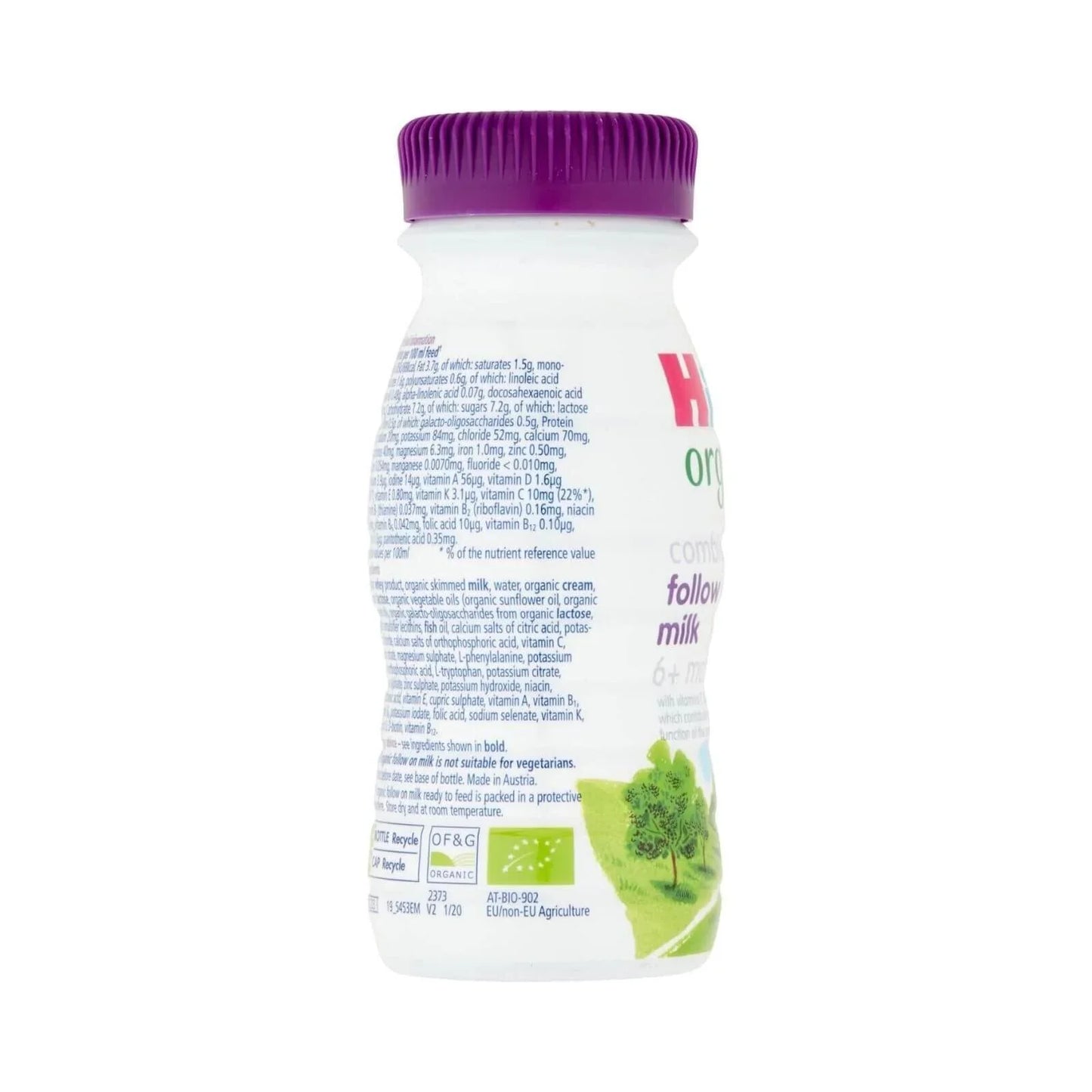 HiPP Organic 2 Follow On Ready to Feed Liquid Milk 6+ months 200ml