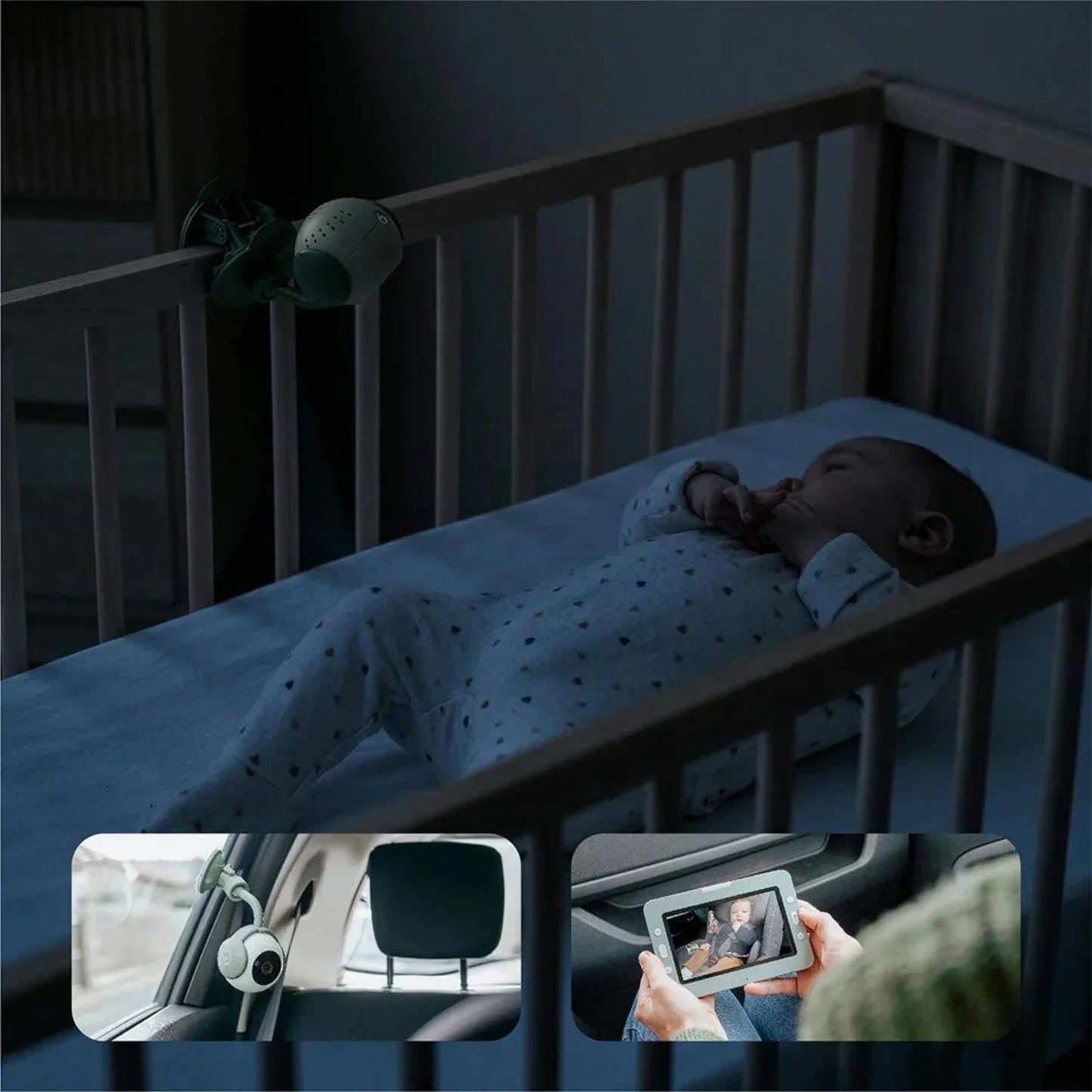 Babymoov Yoo Go Plus 5" HD Video Monitor - Green
