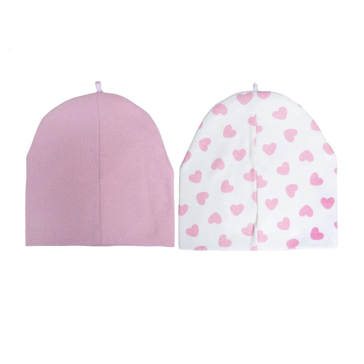 Little Plane Girls 2-Pack Hat Heart - Pink