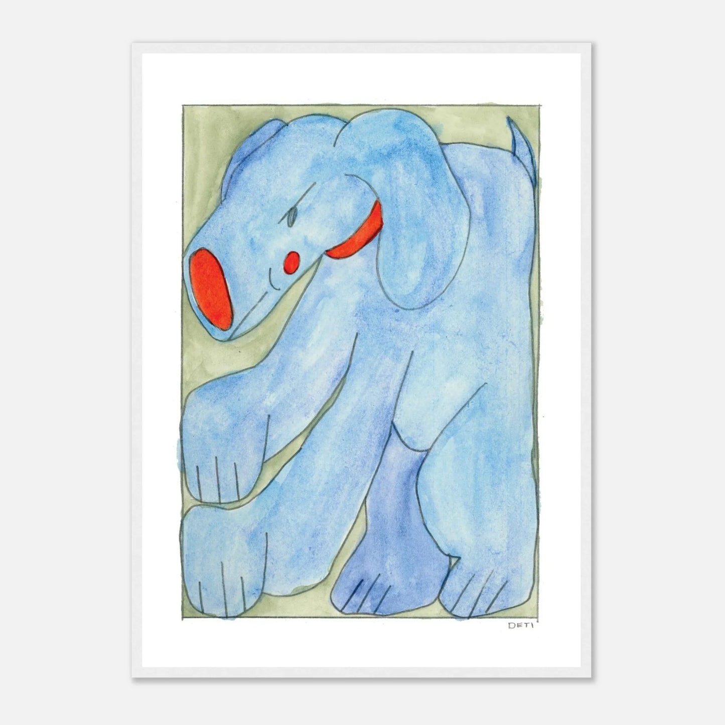 Hayley Deti - 'Boog 2 (Mischief)' Framed Print