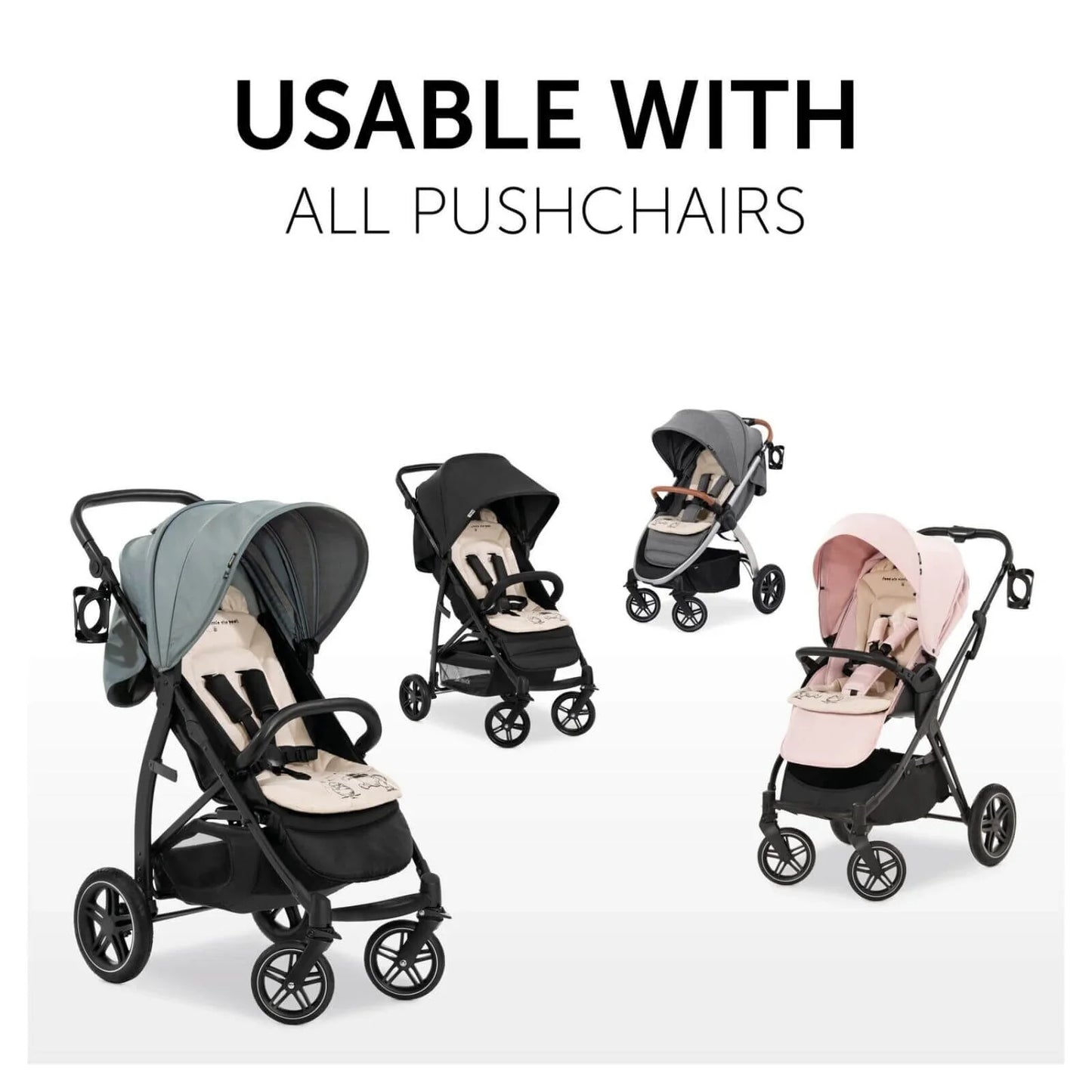 Hauck Disney Pushchair Seat Liner - Winnie the Pooh Beige