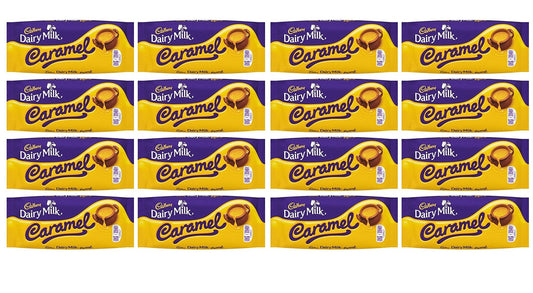 16 x Cadbury Dairy Milk Caramel Chocolate Bar 120G