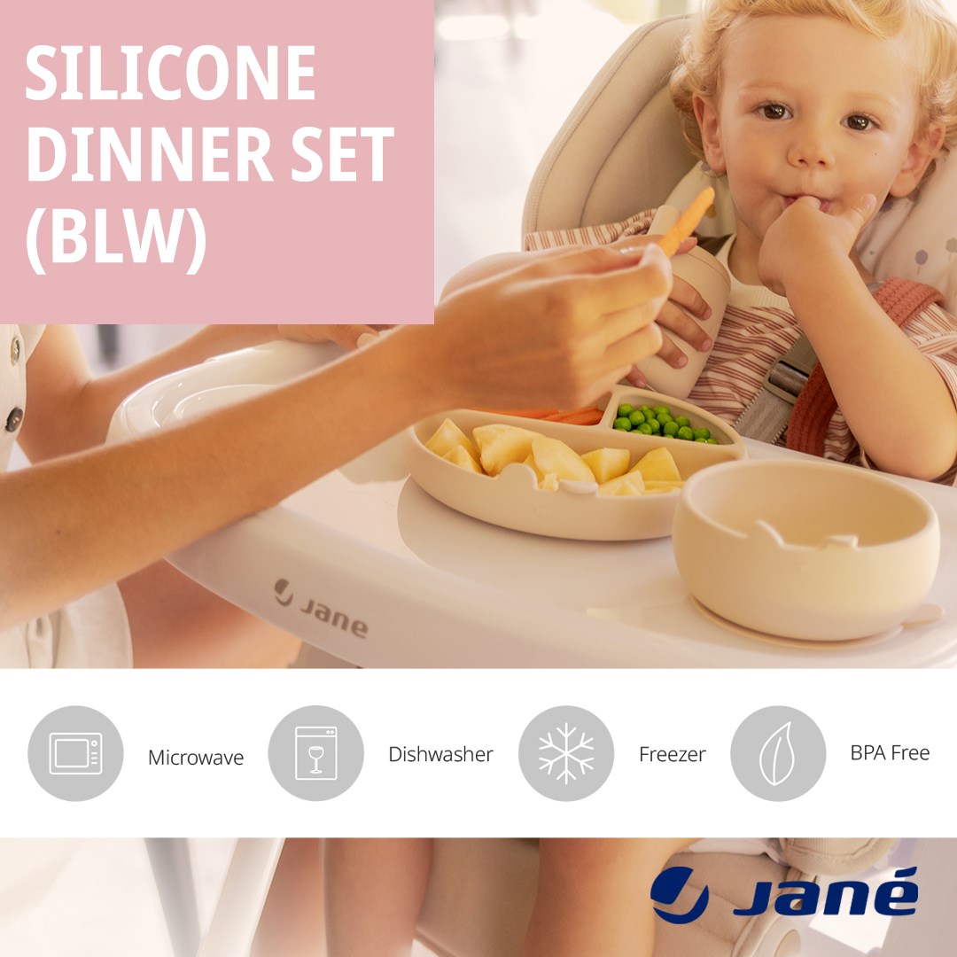 BLW Silicone Plate with Compartments for Baby-Led Weaning