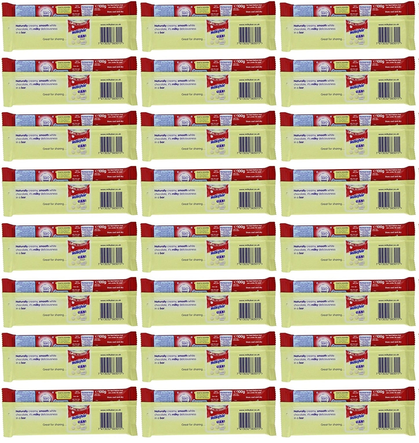 24 x Milkybar 4 X 25G (100G)