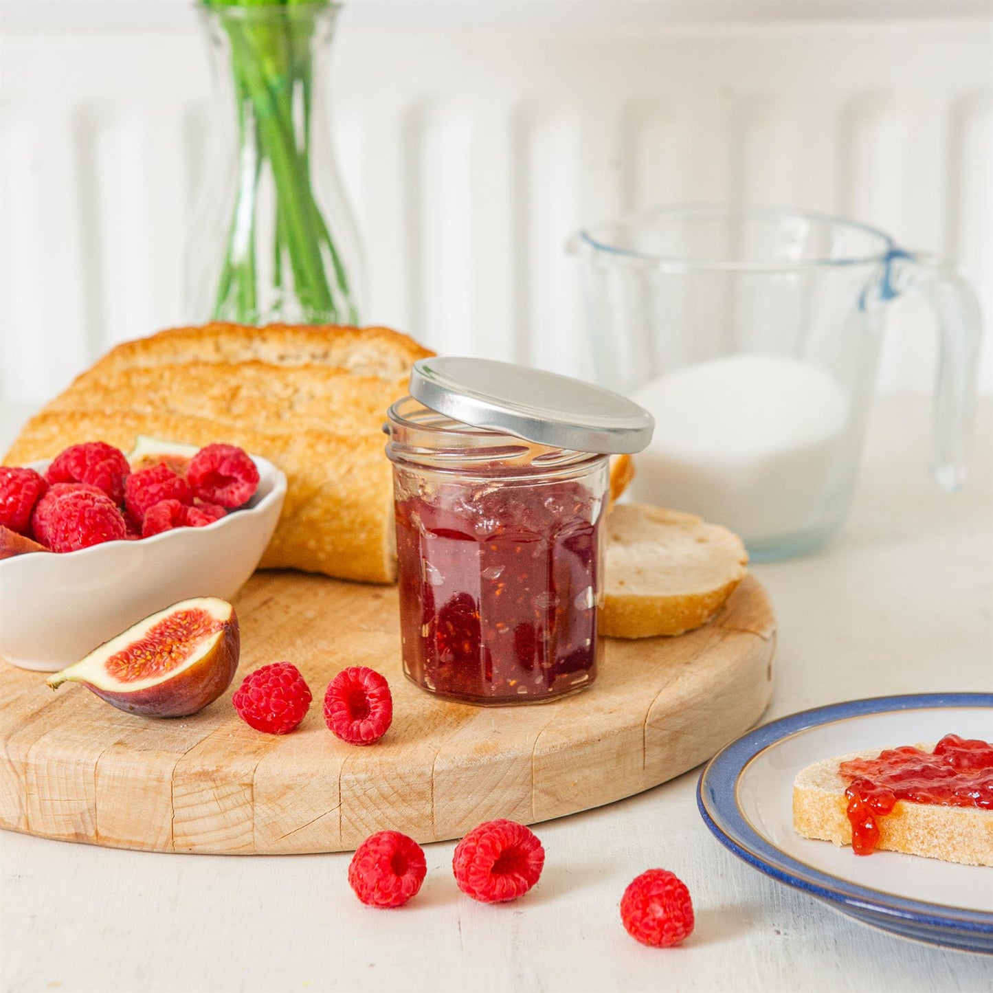 150ml Glass Jam Jars with Lids - Pack of 6