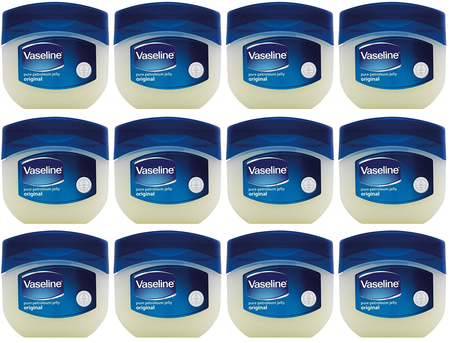 12 x Vaseline  Petroleum Jelly Original 100 Ml