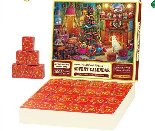 Christmas Advent Calendar Puzzle - 24 Days of Jigsaw Fun | Unique Holiday Countdown with Daily Puzzle Surprises