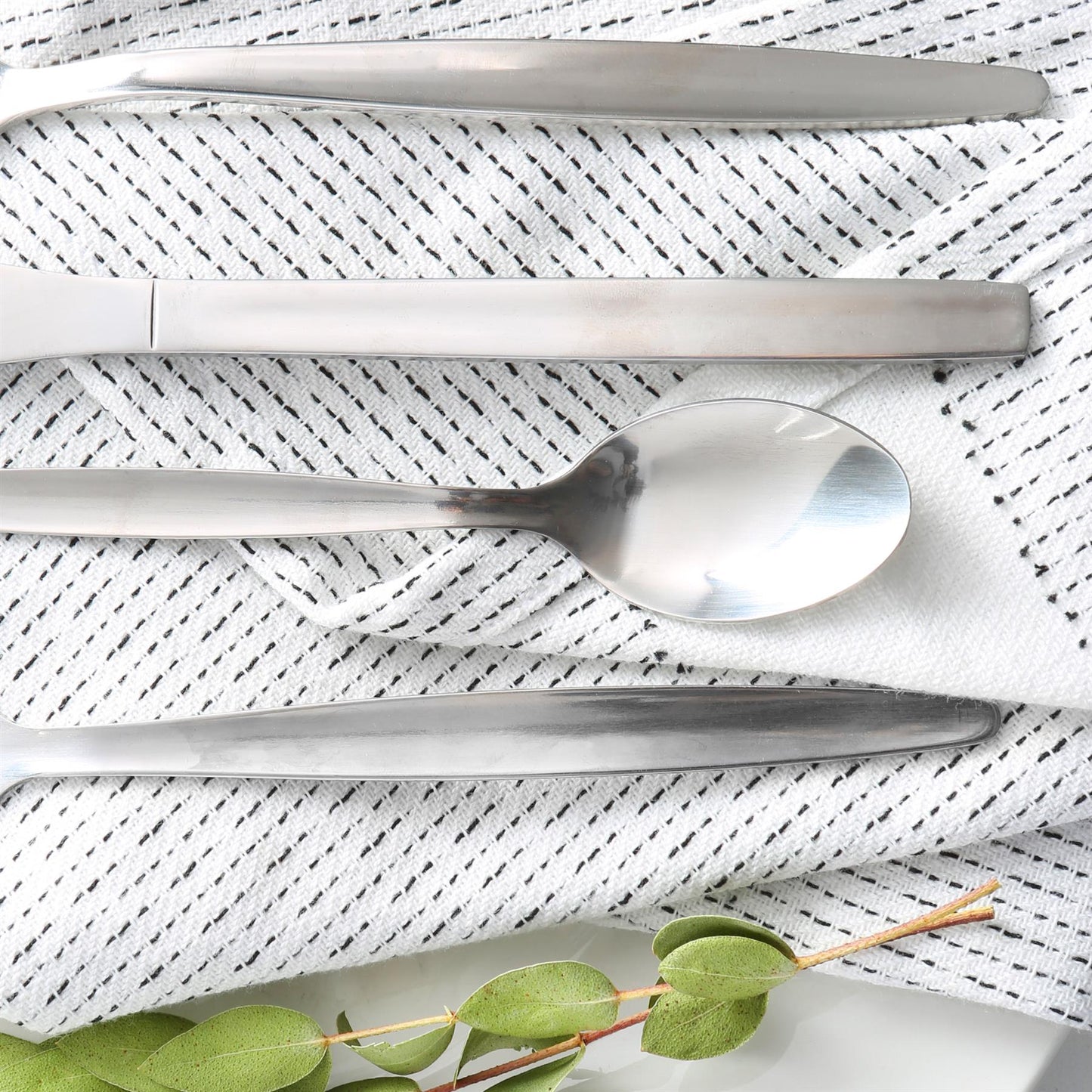 Classic Stainless Steel Teaspoons - Pack of 6