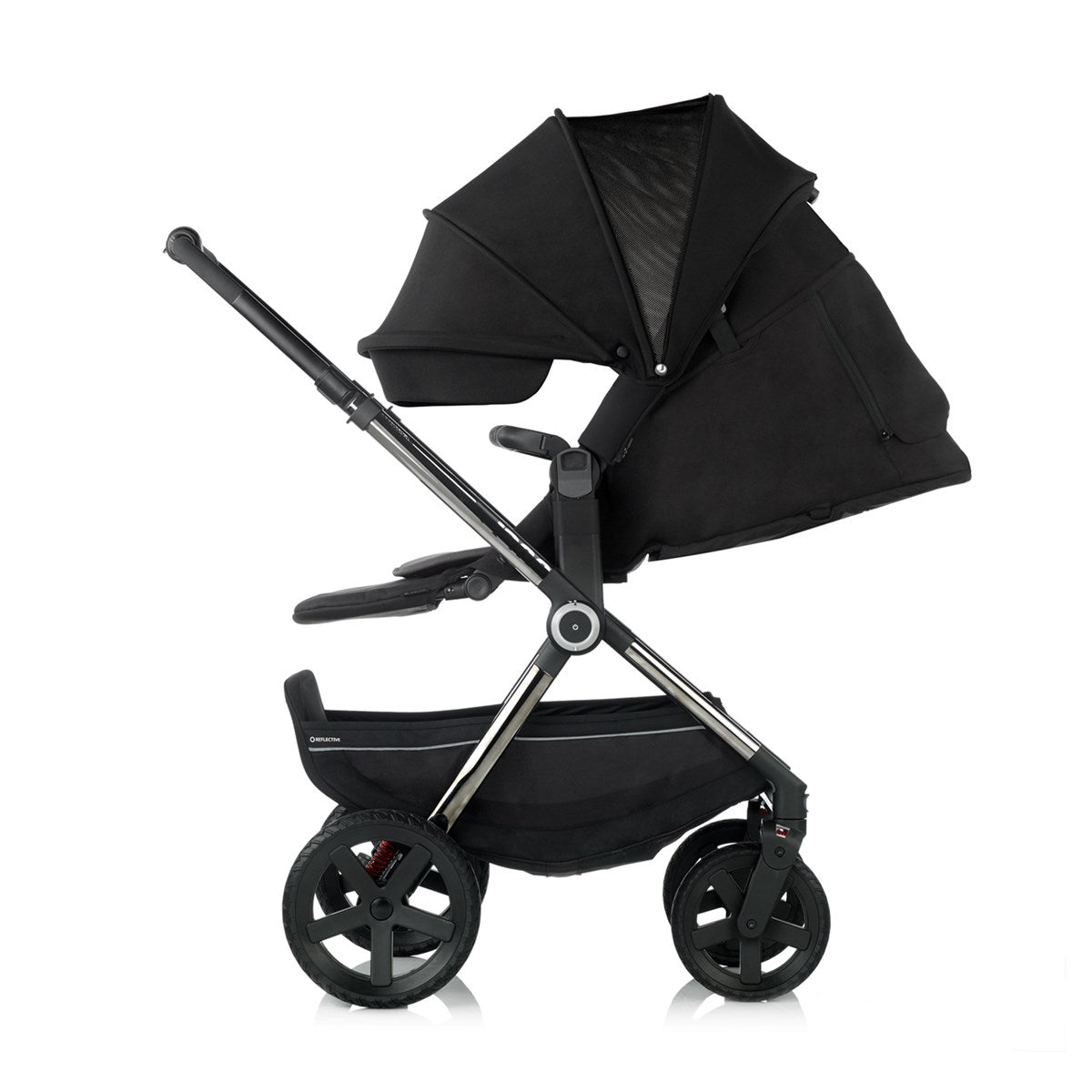 Jane Crosslight-3 Trio Kombibaby 360 Lie-Flat Car Seat Travel System, Special Edition Silver Shadow