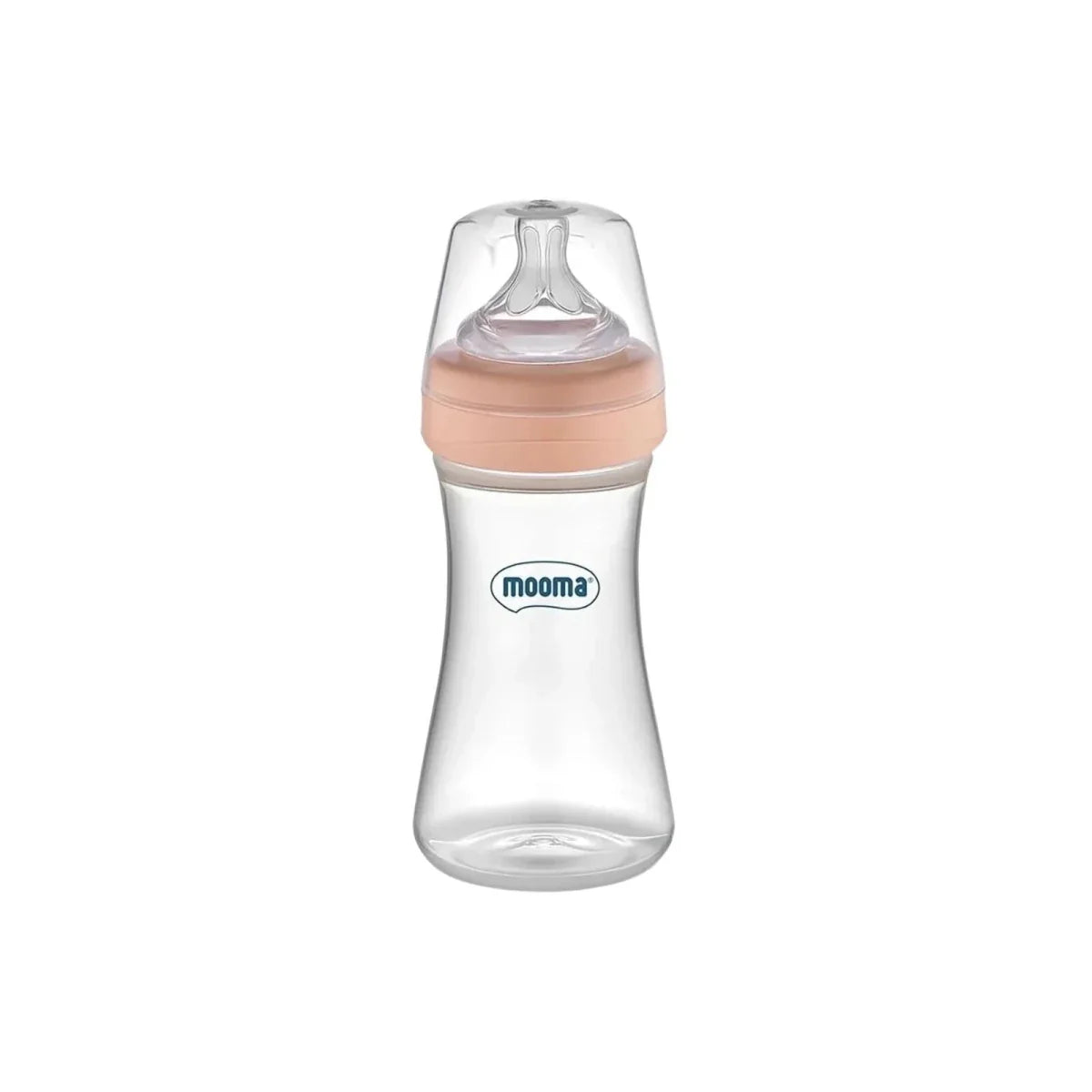 Mooma Kindy Bottle Fast Flow 18+ months 250ml - Old Rose