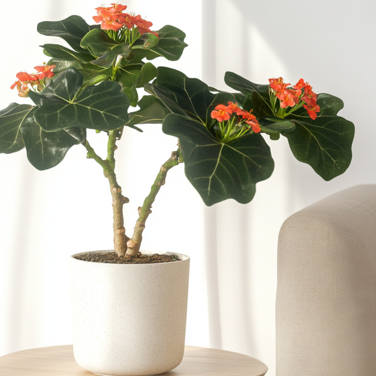 Buddha belly - 2 pcs. - Jatropha podagrica - Height 25-45cm - ⌀13cm