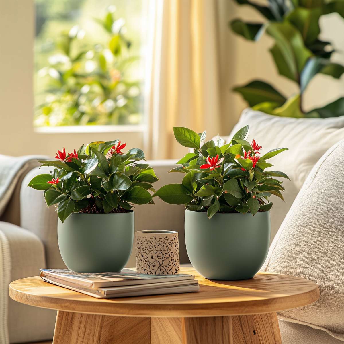 Crown of thorns - 2 pcs. - Euphorbia 'Milii' - Height 25-35cm - ⌀13cm
