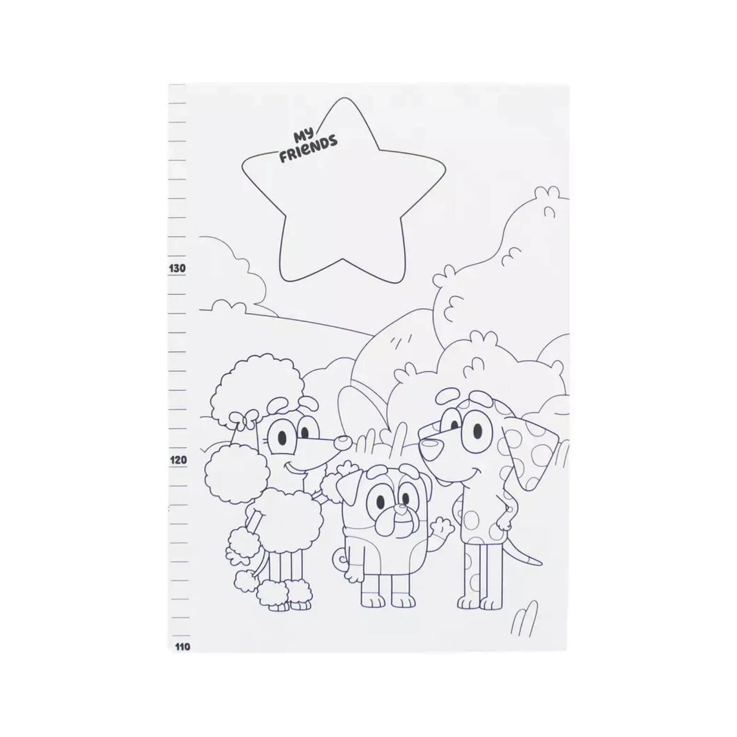 Bluey Height Chart