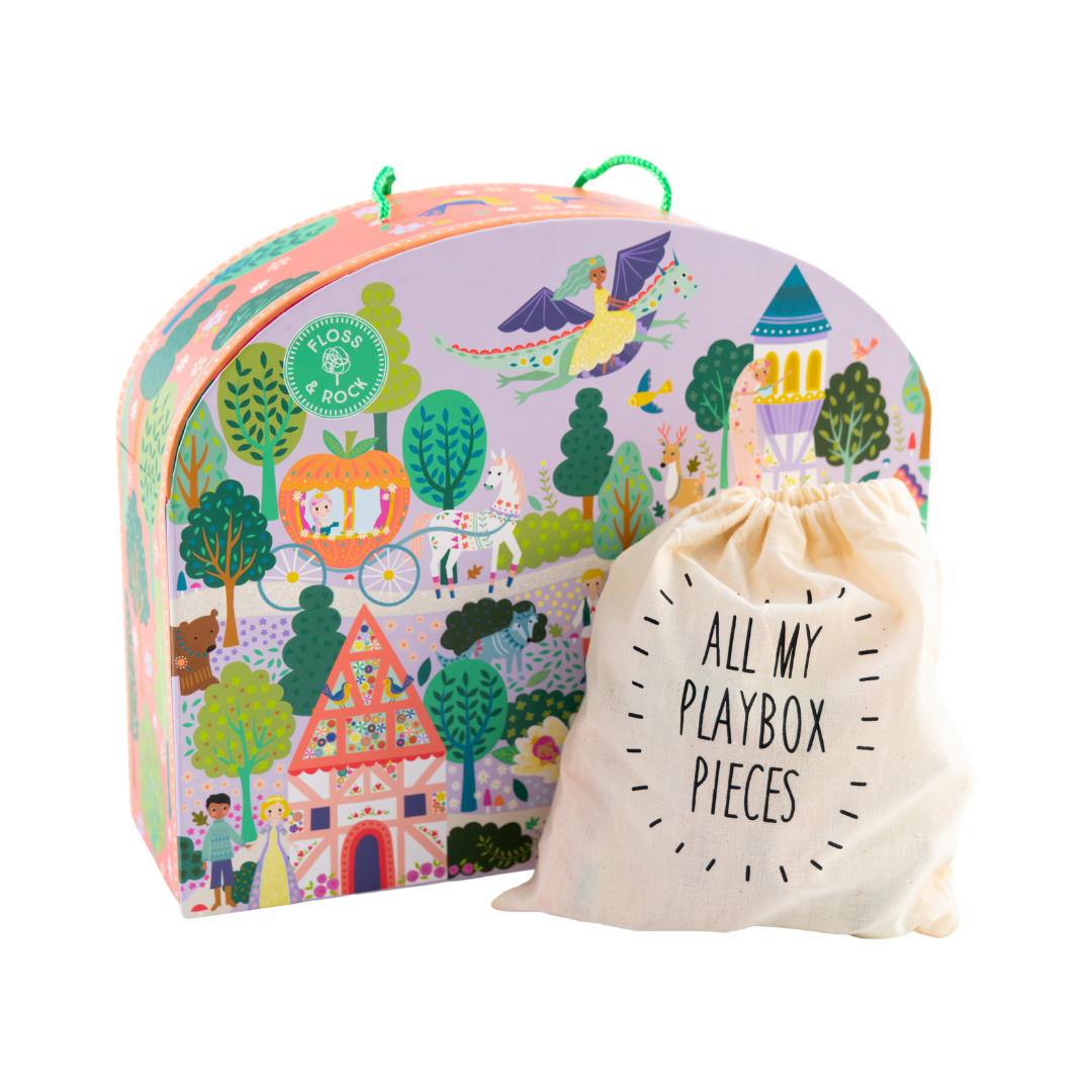 Playbox With Wooden Pieces - Fairy Tale