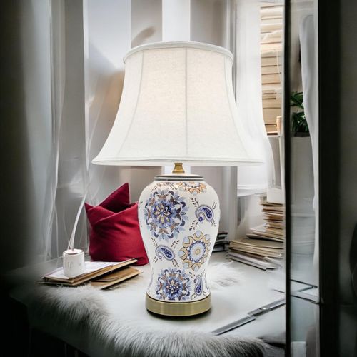 45CM LAMP AND SHADE