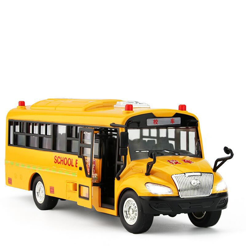 A toy car that simulates a large school bus