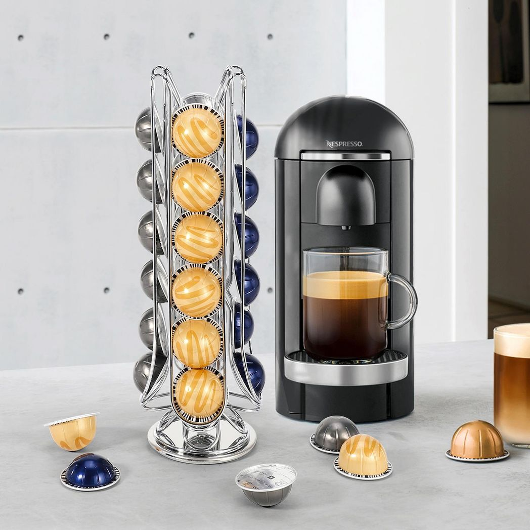 VINSANI CHROME 24 COFFEE POD STAND 1010279