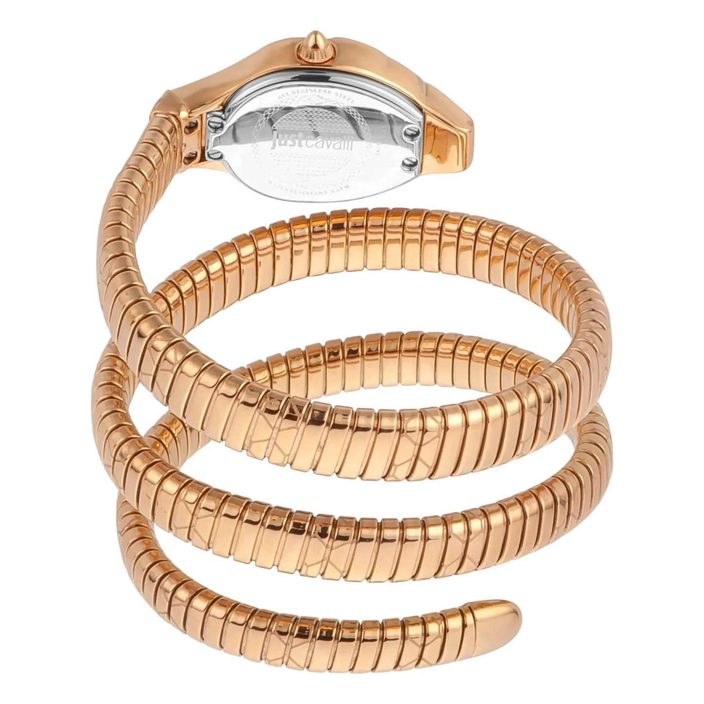 Just Cavalli Women's Rose Gold Watch, Silver Dial | Jc1l189m0055