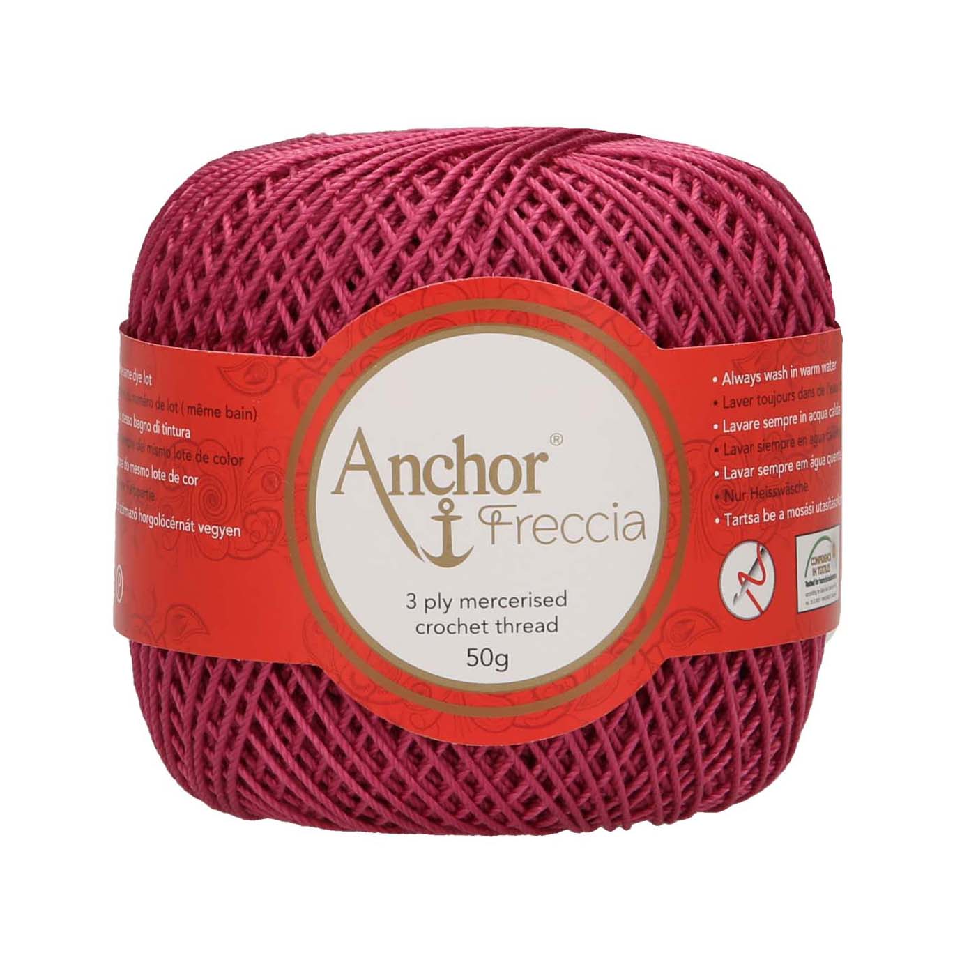 Anchor Freccia 100% Cotton Crochet Yarn - Thickness 16 50gr