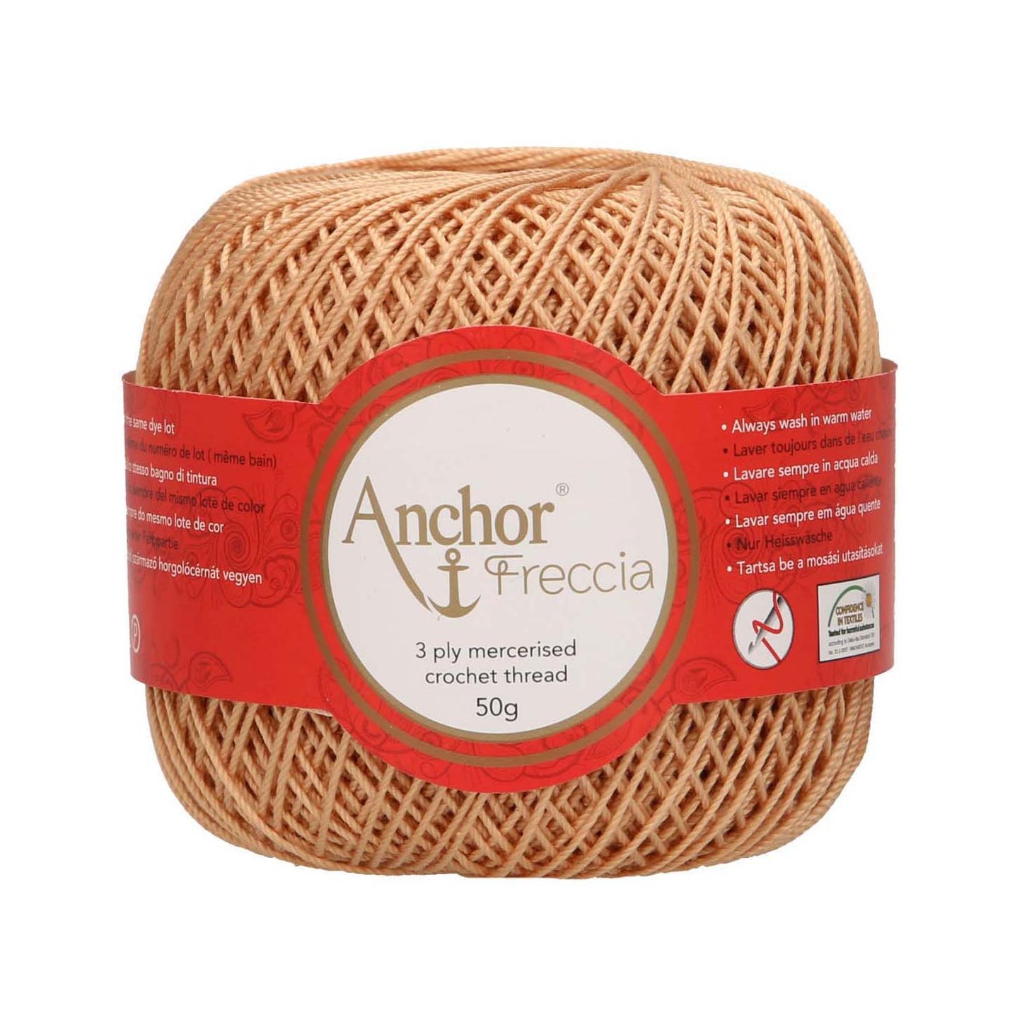 Anchor Freccia 100% Cotton Crochet Yarn - Thickness 16 50gr