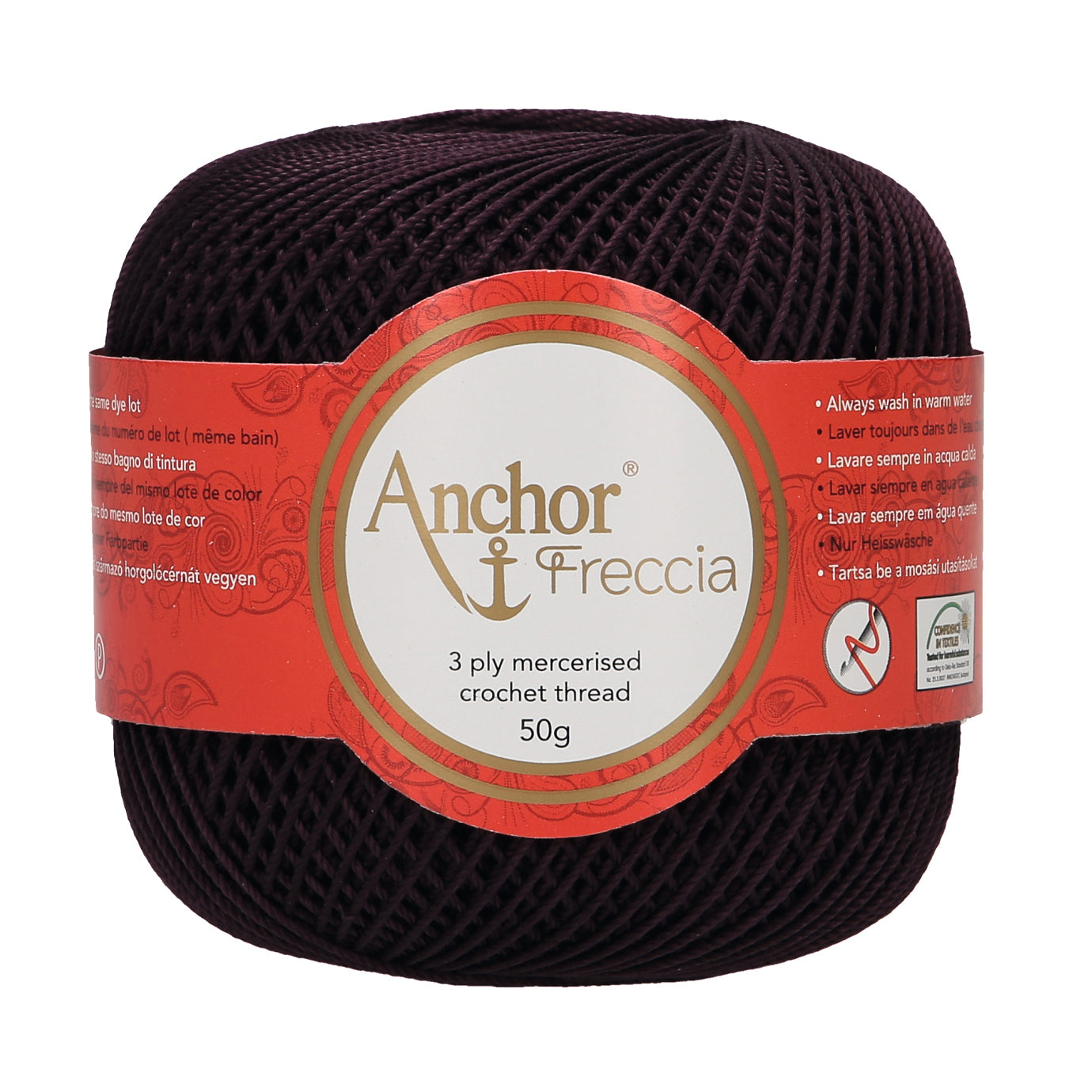 Anchor Freccia 100% Cotton Crochet Yarn - Thickness 16 50gr