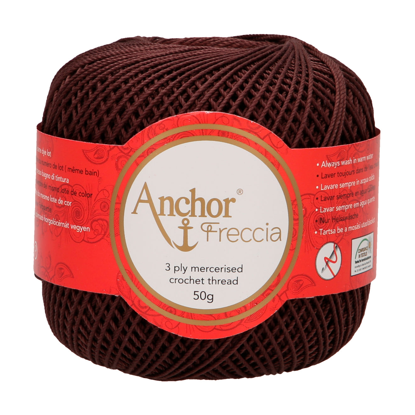 Anchor Freccia 100% Cotton Crochet Yarn - Thickness 16 50gr