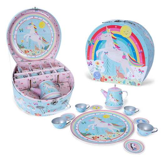 11 Piece Musical Tea Set - Rainbow Fairy