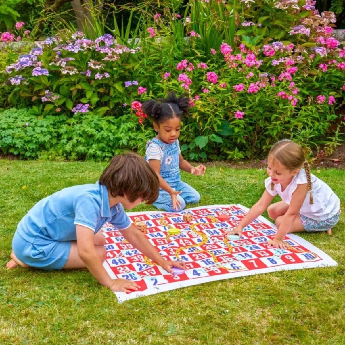 TP Wooden Giant Snakes & Ladders Game