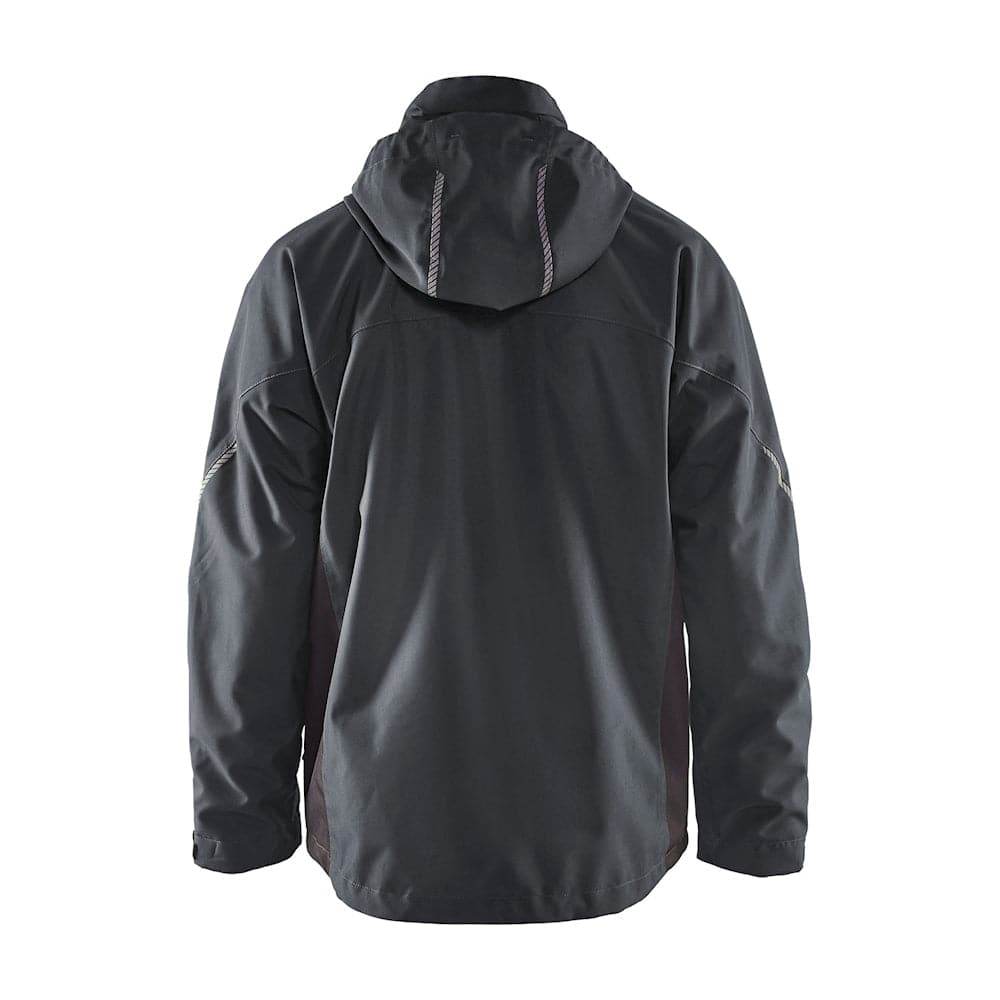 Blaklader 4890 Lightweight Waterproof Lined Winter Jacket Mid Grey/Black 4XL
