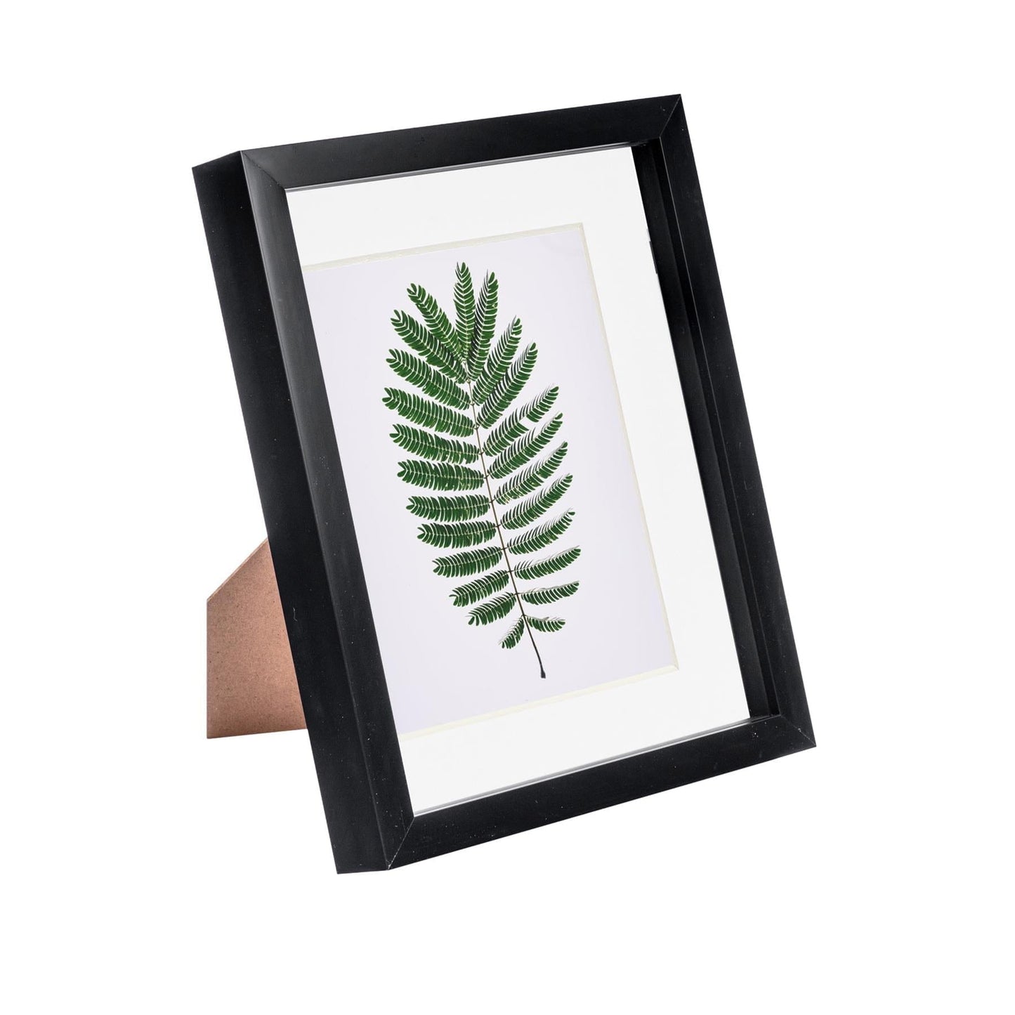 8" x 10" Black 3D Box Photo Frame - with 5" x 7" Mount