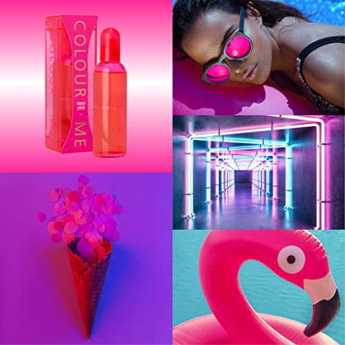 Milton Lloyd Colour Me Neon Pink Eau de Parfum 100ml Spray Women's Fragrance