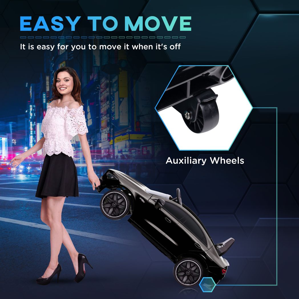 AIYAPLAY Mercedes-AMG CLA 45 Licensed 12V Ride on Car w/ Music