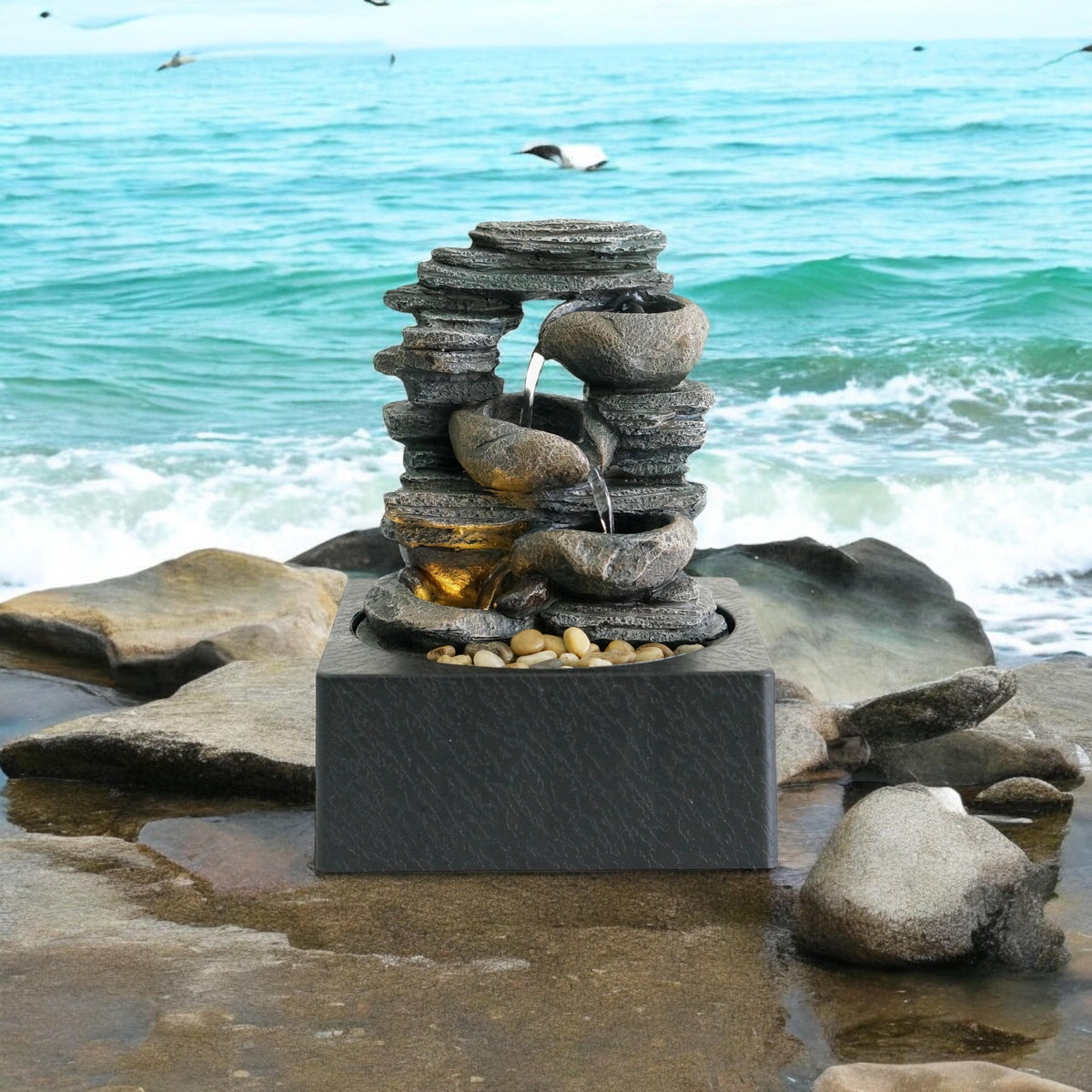 24CM TABLE TOP INDOOR WATER FOUNTAIN