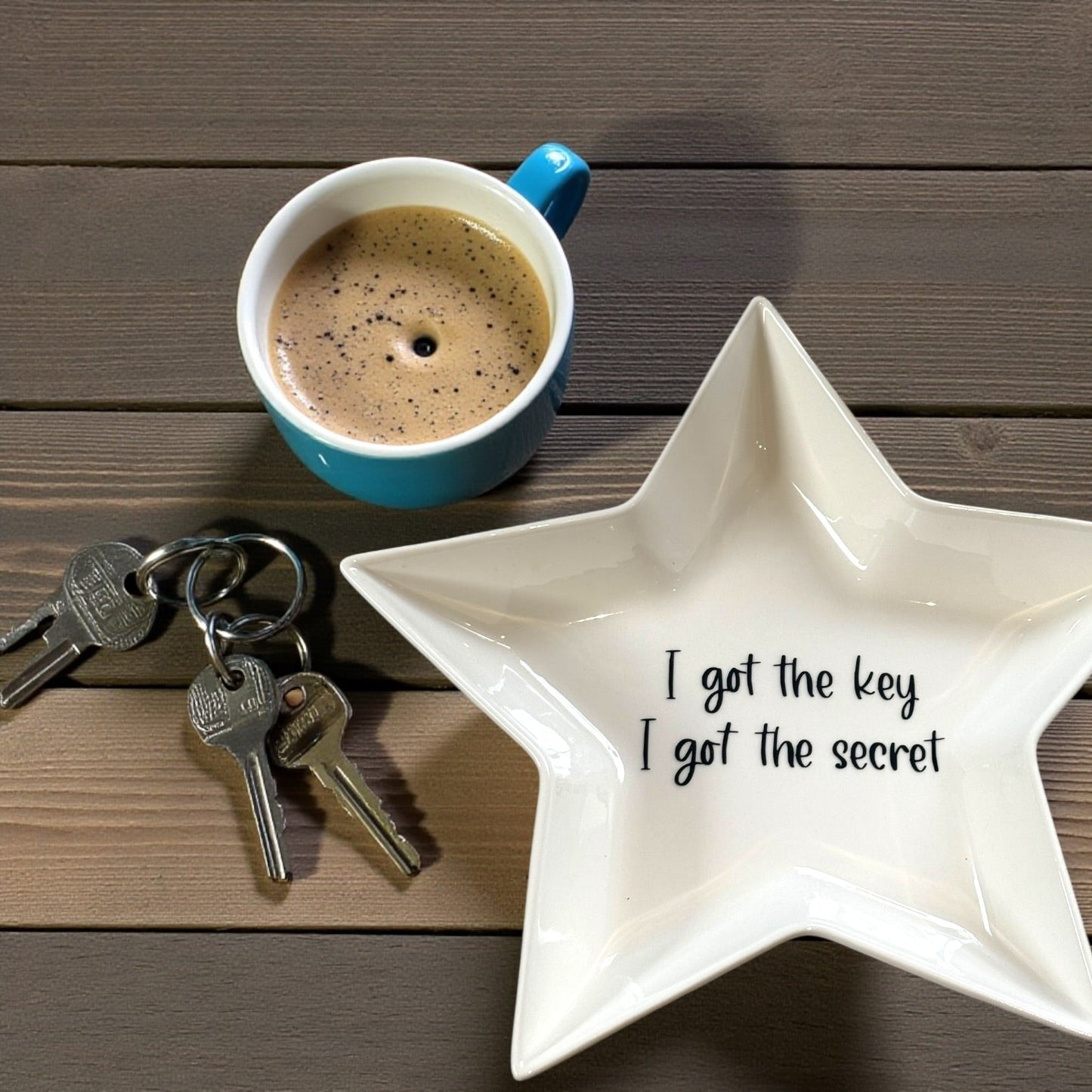 I Got The Key, I Got The Secret Star Key Dish