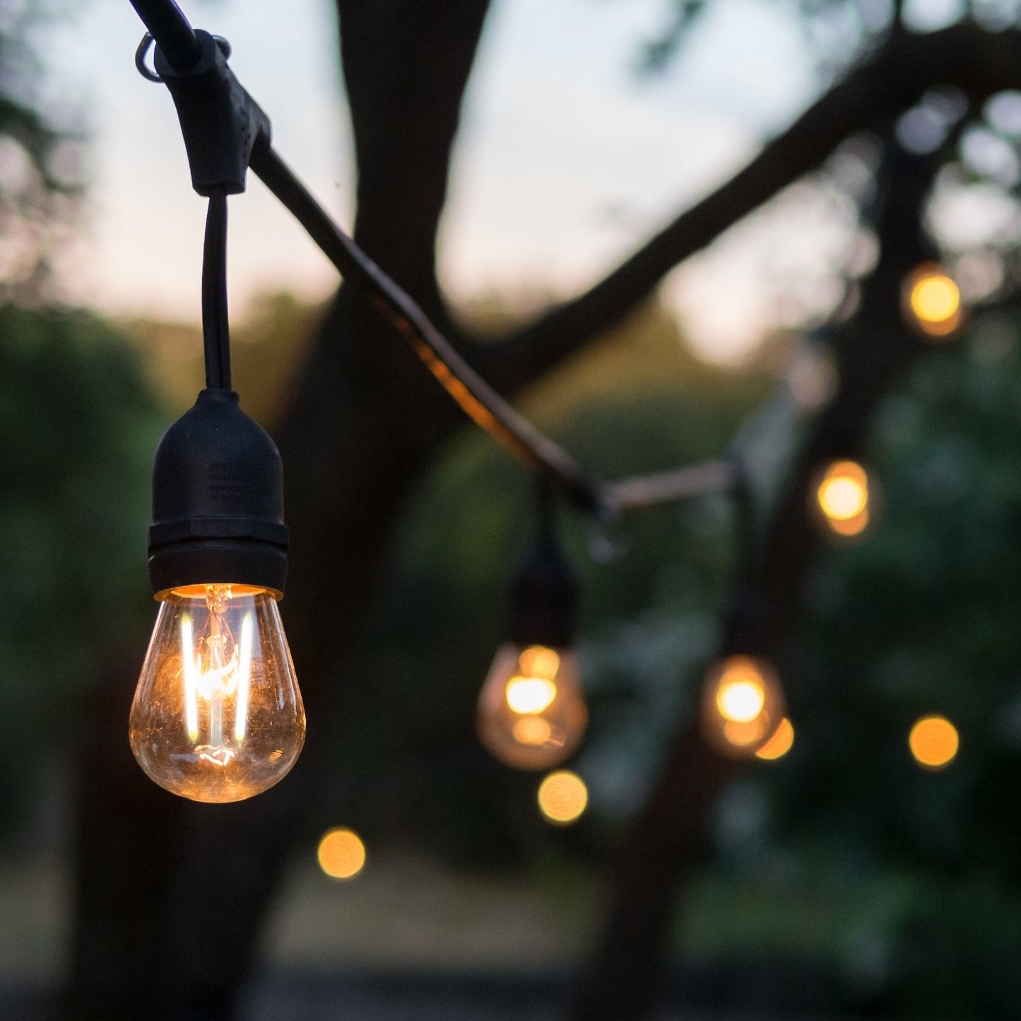 4lite Festoon Outdoor String Light E27 Screw Lamp Holders (Bulbs Not Included)