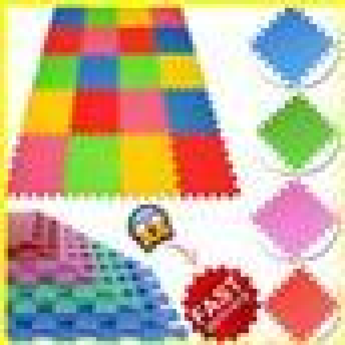 8 PACKS MULTICOLOR EVA INTERLOCKING MAT 30 X 30