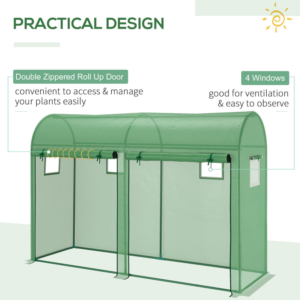 Mini Walk-in Greenhouse