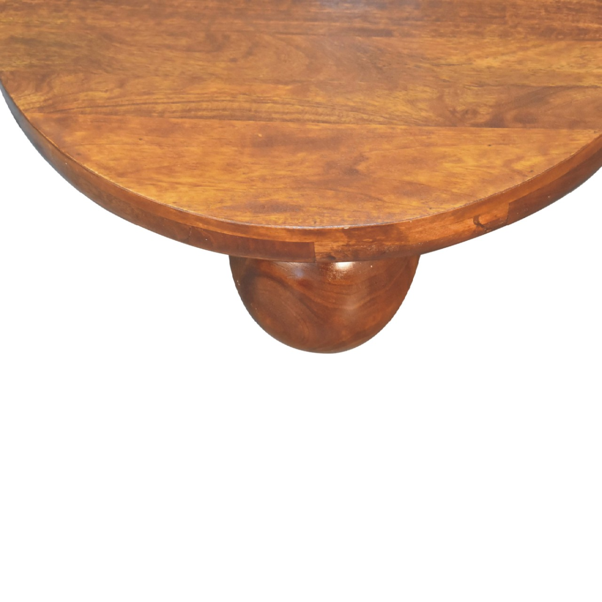 Artisan Furniture Solid Mango Wood Chestnut Central Ball Table