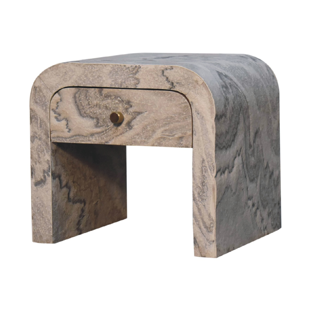 Artisan Furniture Solid Wood Nouveau Bedside