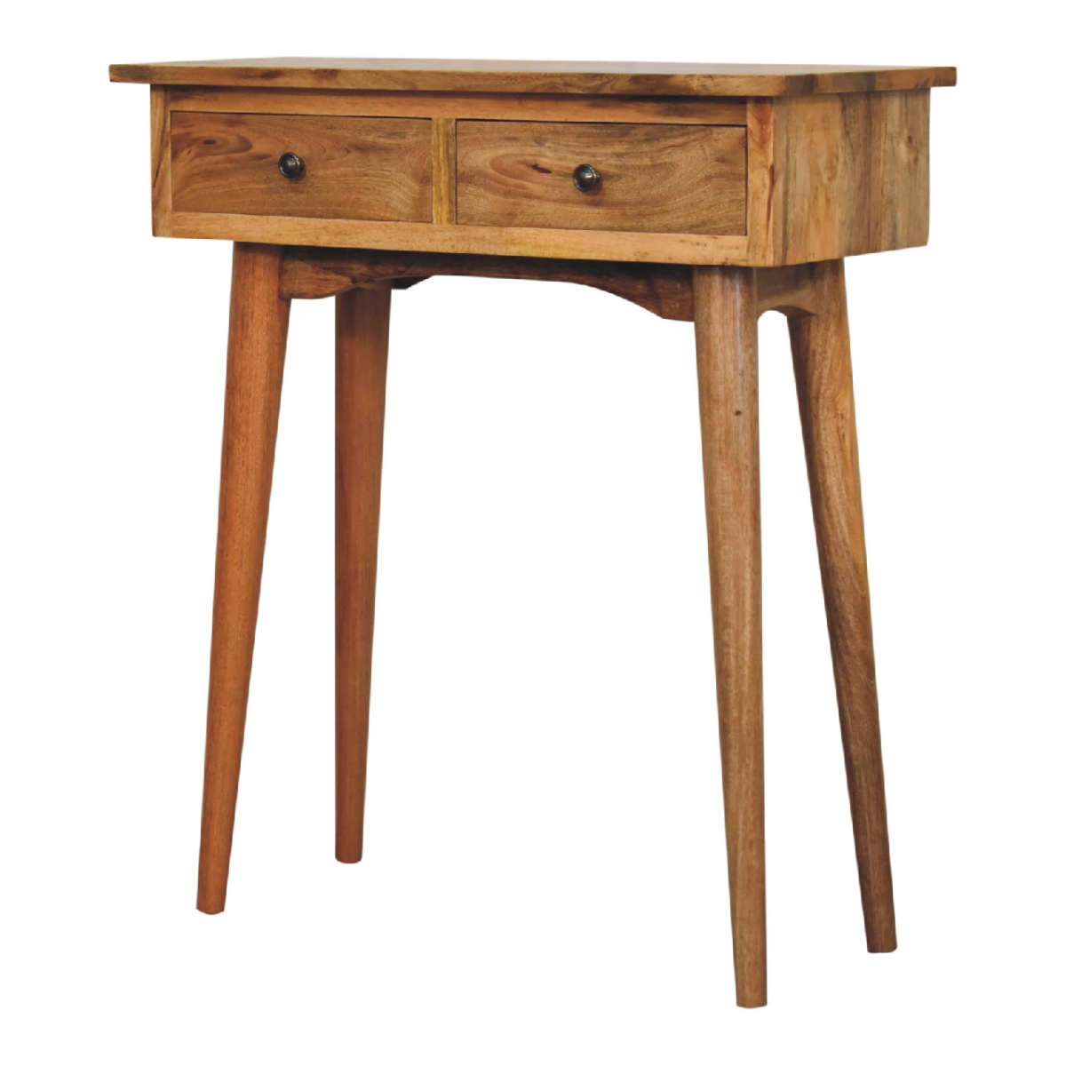 Artisan Furniture Solid Wood Mini Oak-ish Hallway Console Table