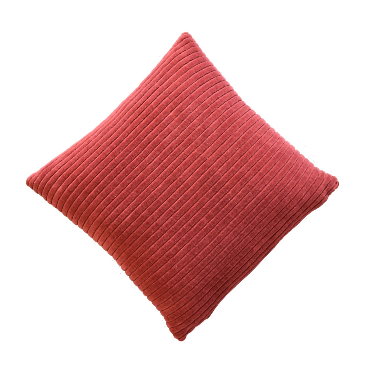 Artisan Furniture Ribbed Red Cushion Set of 2