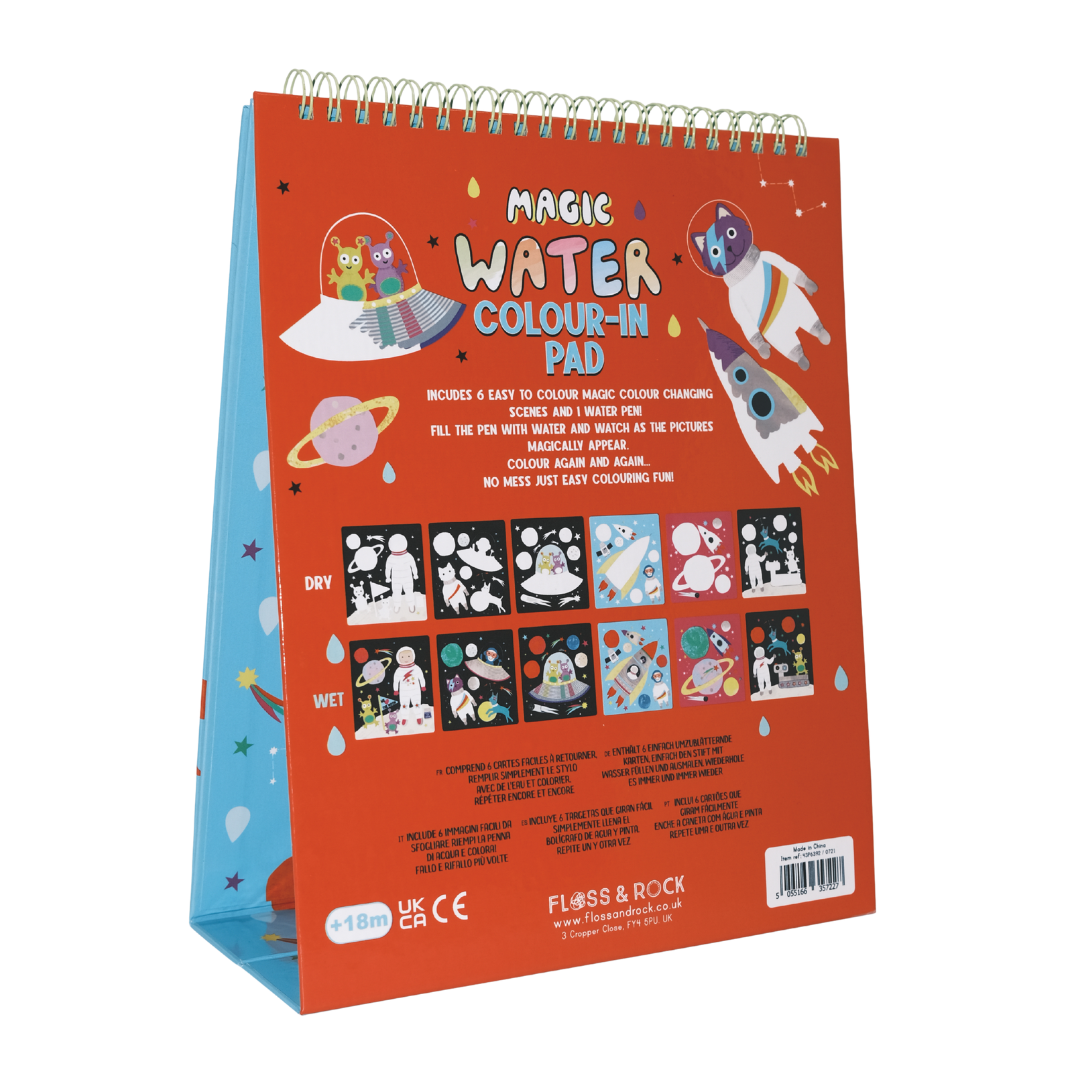 Magic Colour Changing Watercard Easel and Pen - Space