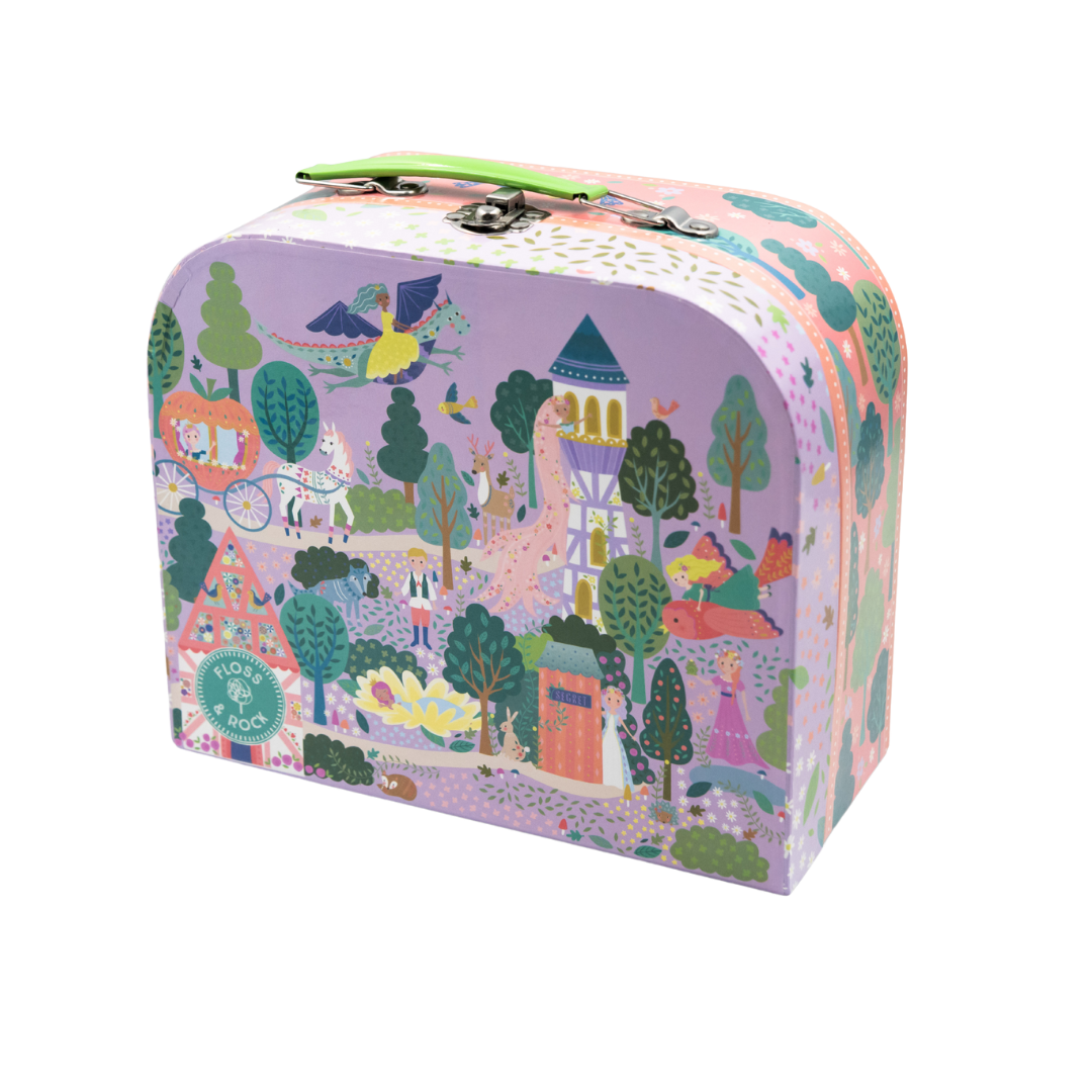 Musical Tin Tea Set 11 Piece - Fairy Tale