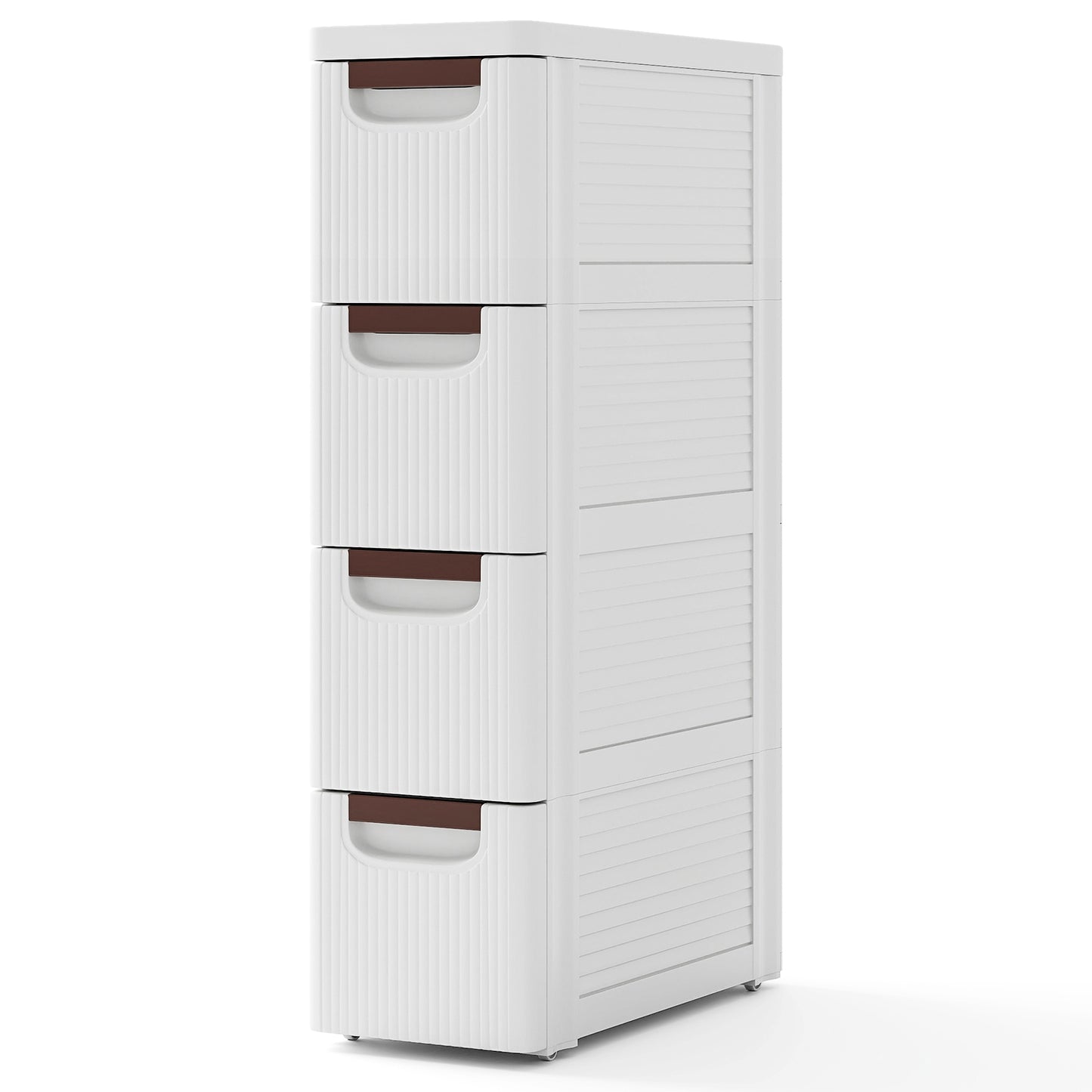 3/4/5/6-Drawer Narrow Storage Cabinet for Small Space-3-Tier