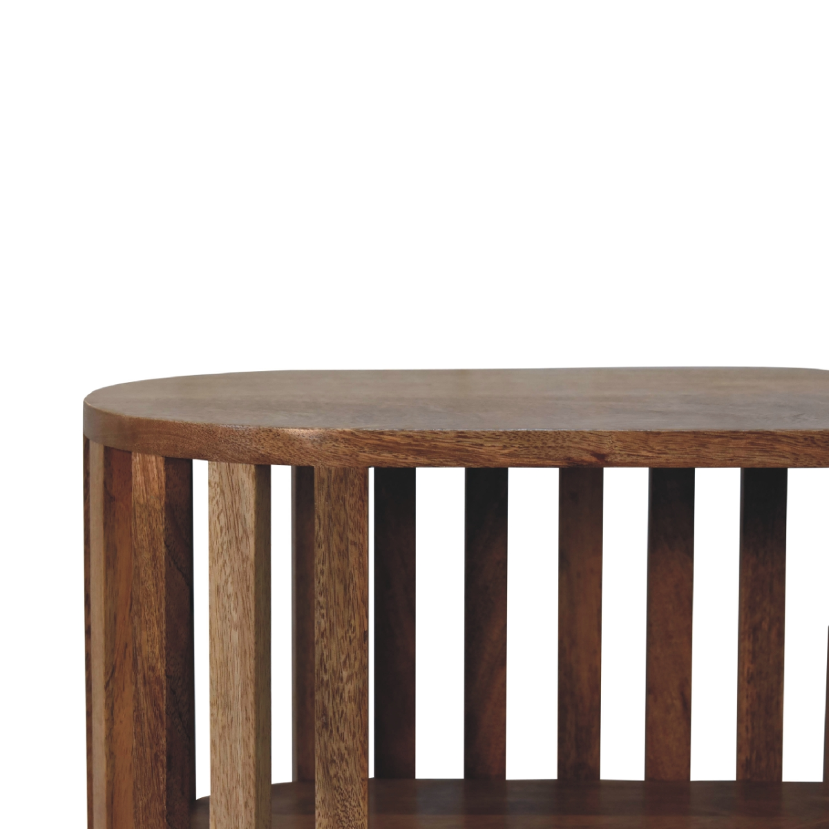 Artisan Furniture Solid Wood Ariella Cabinet, Light Brown, 2 Shelves