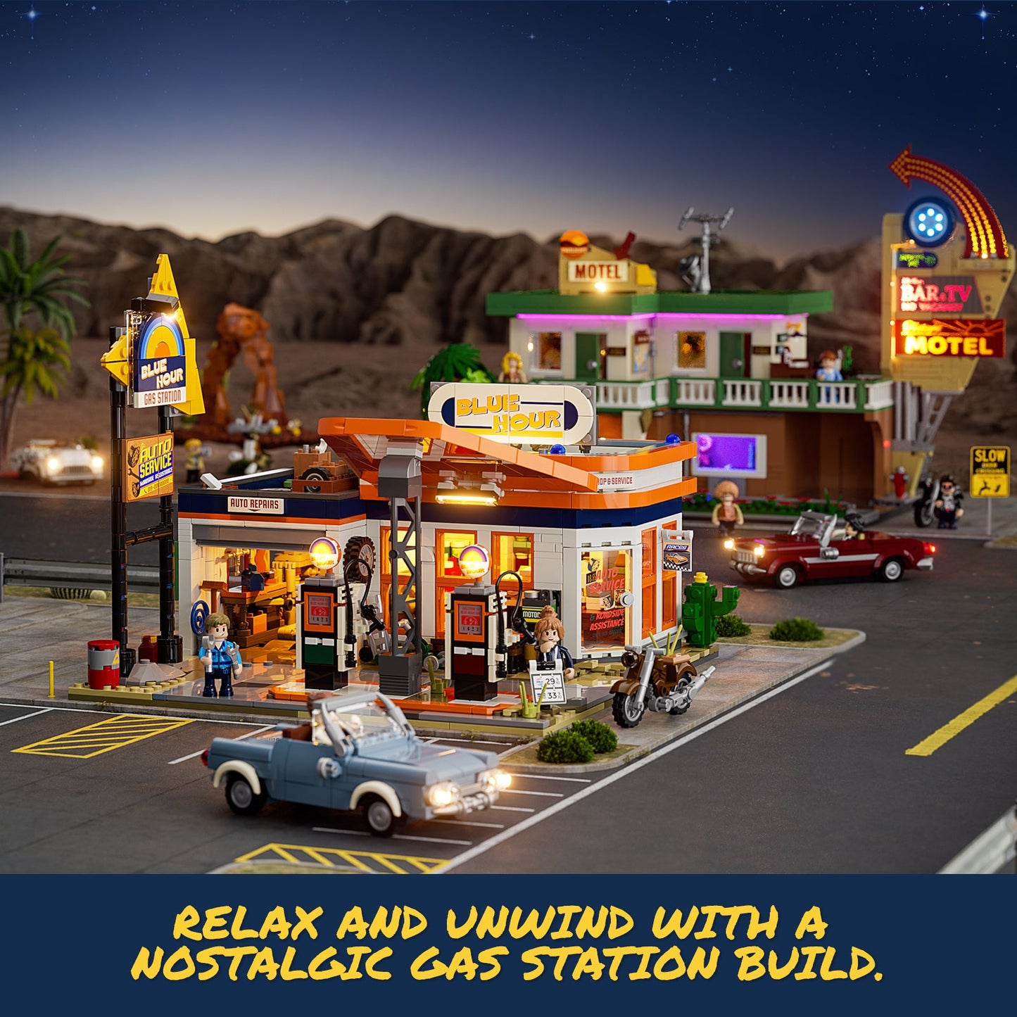 LUMIBRICKS - FUNWHOLE Gas Station F9065