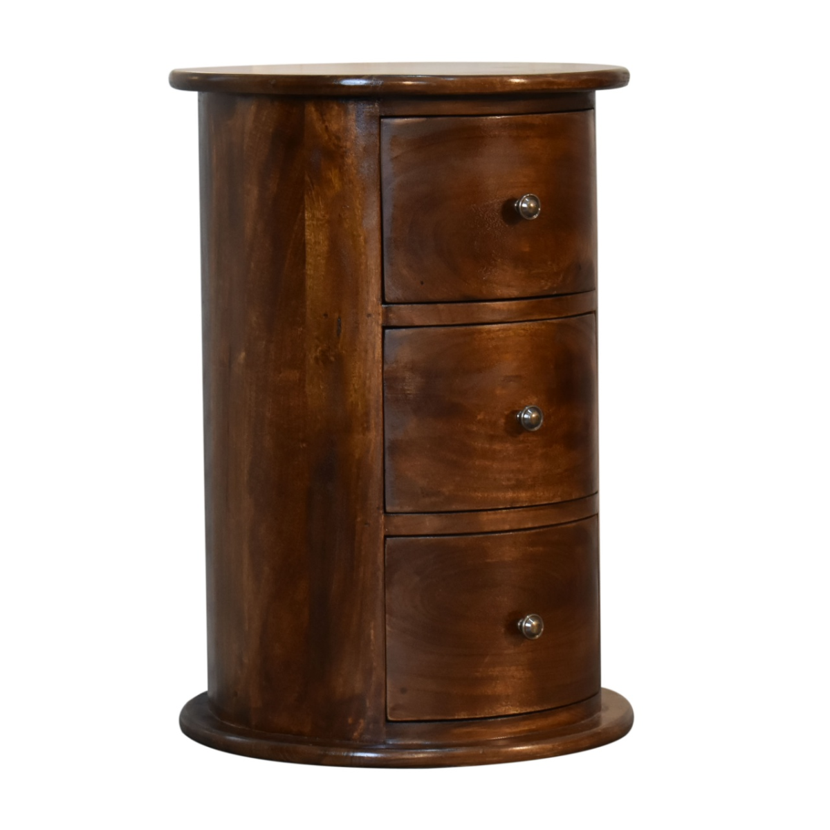 Artisan Furniture Solid Wood 3 Drawer Chestnut Drum