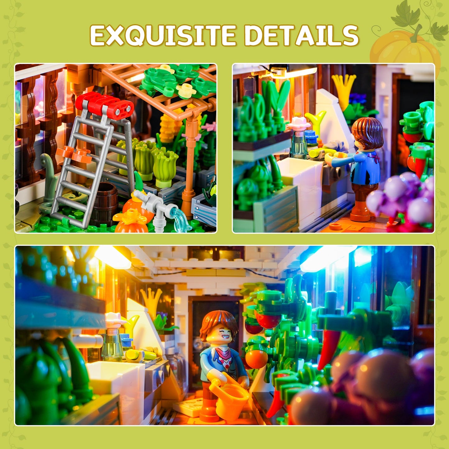 LUMIBRICKS - FUNWHOLE Home Greenhouse F9059