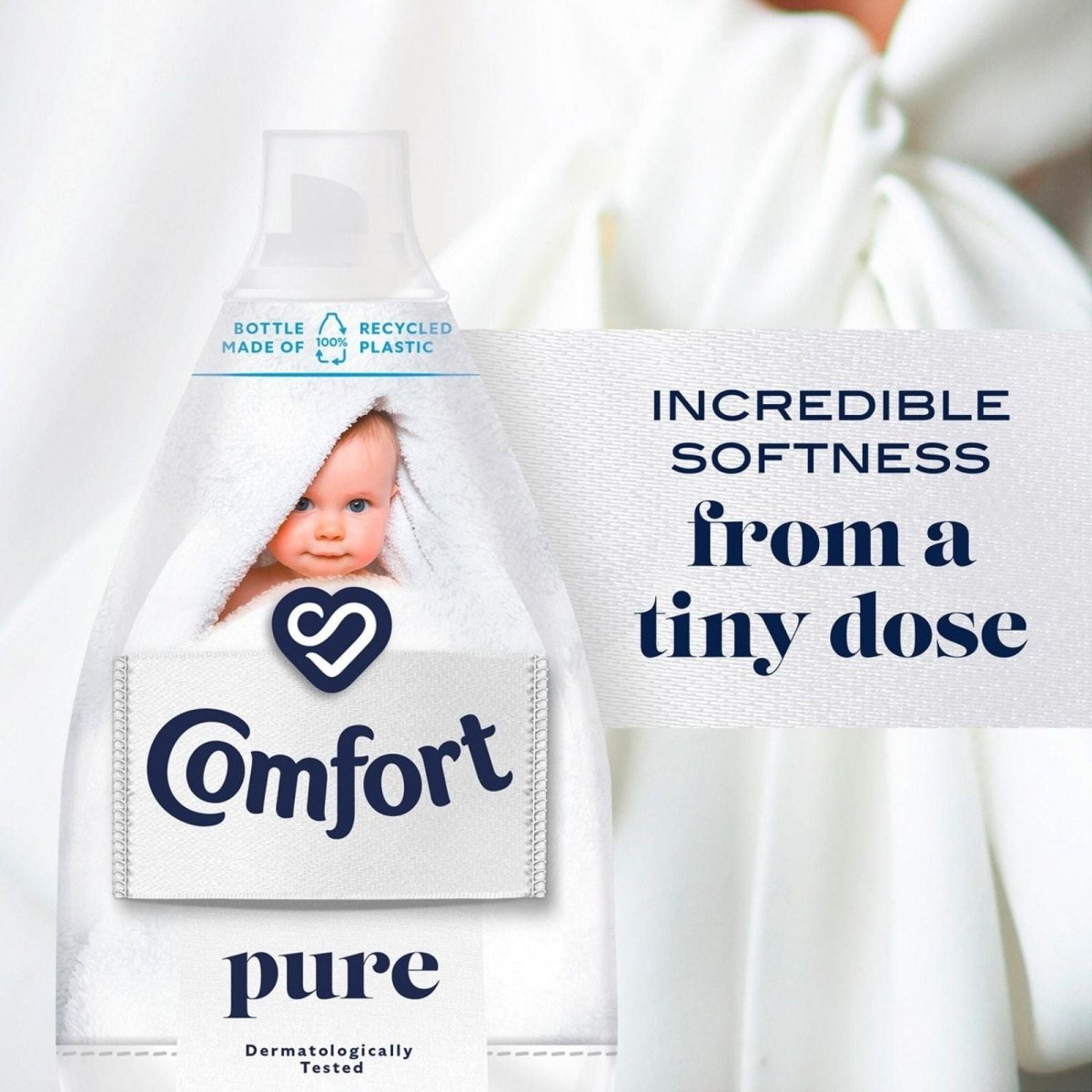 Comfort Pure Fabric Conditioner Ultimate Care 58 Washes 870ml